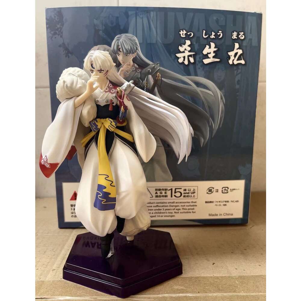 Mascot Costumes Anime Inuyasha Figure Sesshomaru Kikyo Inuyasha Higurashi Kagome Pvc Action Figure Model Toys Gift for Friends Bookshelf Decor