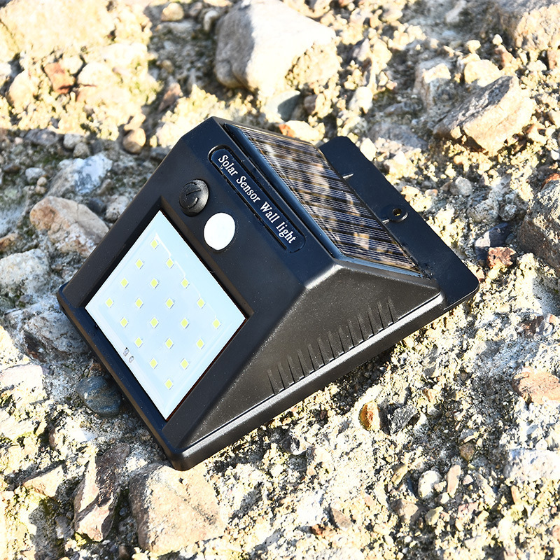 LED outdoor solar sensor wall light, perfect for garden passage decoration, holiday outdoor lighting, courtyard decoration, etc!