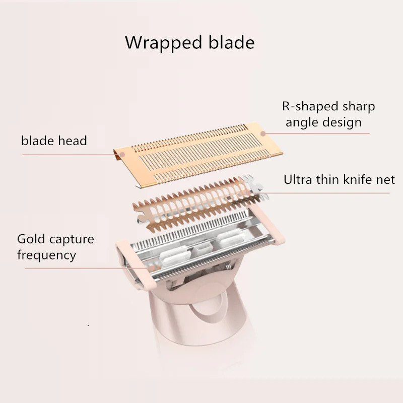 Epilator Women Painless Epilator Rechargeable Body Hair Removal Machine Electric Shaving Private Part Bikini Armpit Depilation 231013