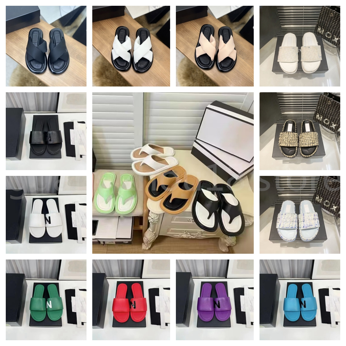 Sandles for Women Fashion Designer Slippers Shoes Summer Outdoor Beach Sandle 18220