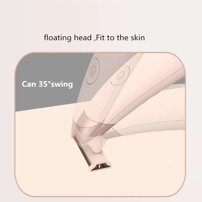 Epilator Women Painless Epilator Rechargeable Body Hair Removal Machine Electric Shaving Private Part Bikini Armpit Depilation 231013