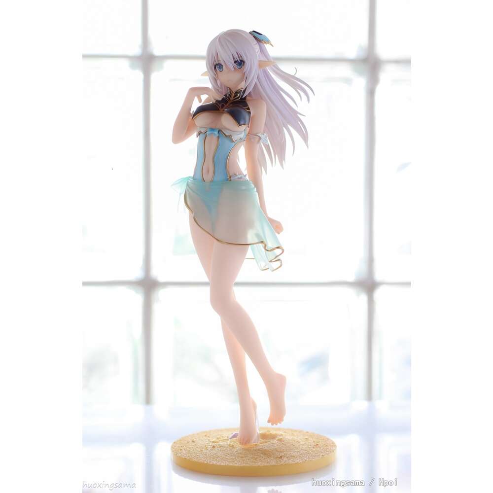 Mascot Costumes 18cm Eworld Anime Figure Light Blade Heroine Alina Blue Swimsuit Edition Princess Sexy Model Dolls Toy Gift Pvc Material