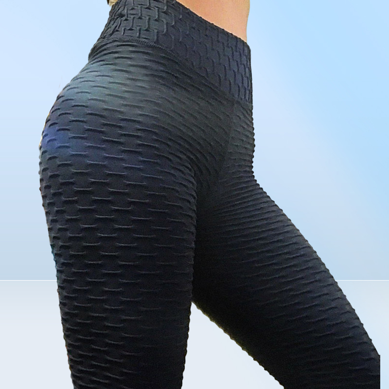 Sexy Skinny Sport Yoga Pants Tight High Waist Gym BuScrunch Leggings Women Pink Running Sport wear Athletic Fitness Clothing