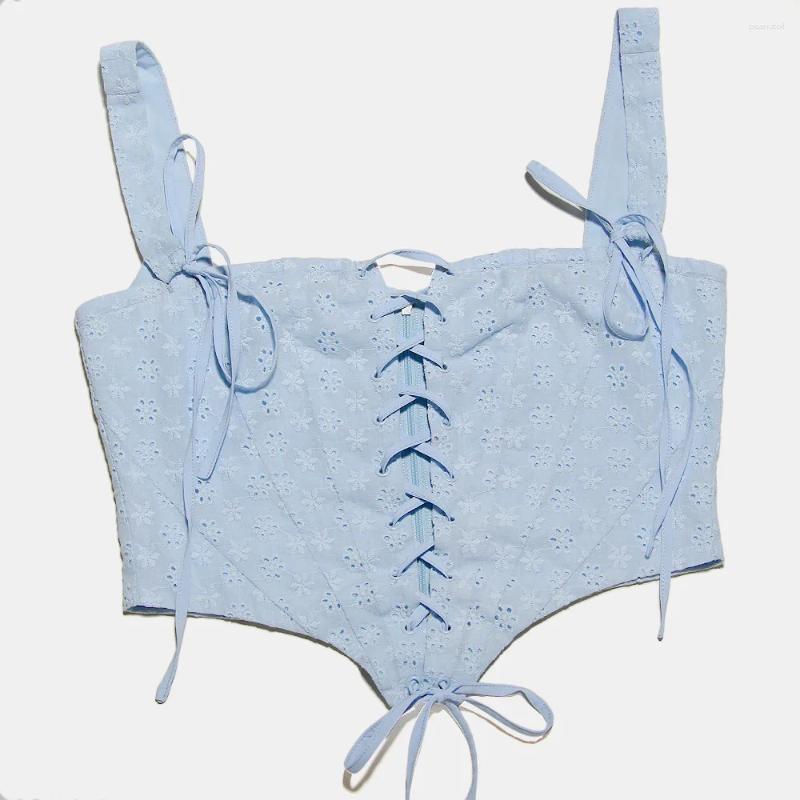 Blue Puff Sleeve Corset Dress For Women, Summer A-E Mini With Lace-Up, Square Neck, Polyester, Casual Elegant Holiday Party B4