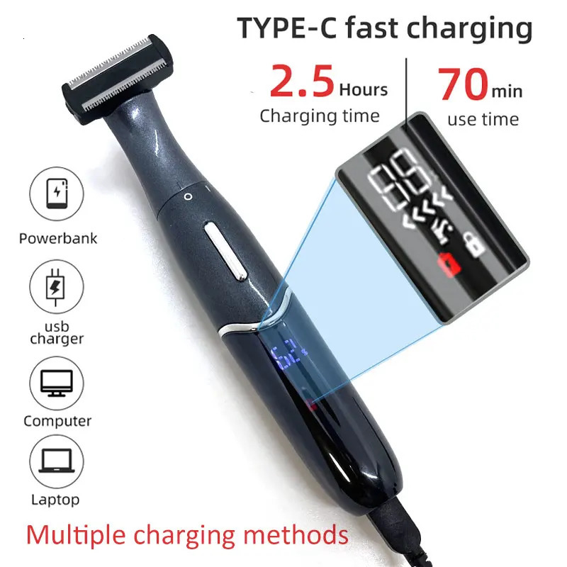 Epilator 6 In 1 Female Electric Epilator Women Body Face Multifunctional Shaving Man Intimate Area Precision Shaver Face Beard Trimmer 231013