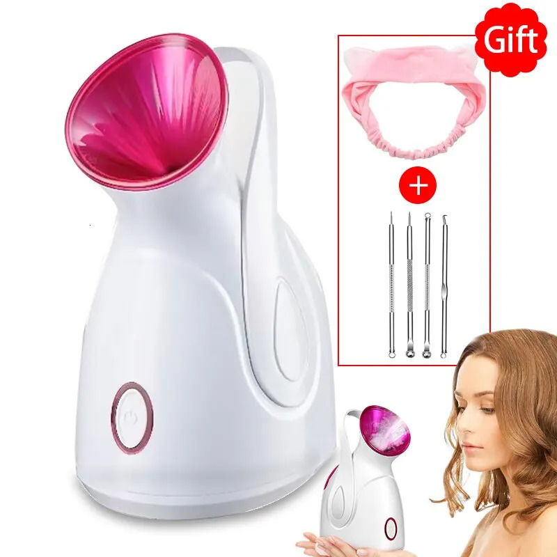 Steamer Electric Woman Beauty Steamer Machine 280ml Household Skin Care Electric Deeply Cleaning SPA Face Sprayer Cleaner 231012