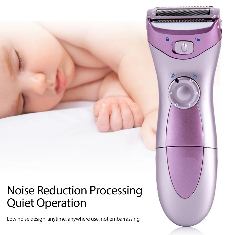 Epilator 3in1 Epilator Women Hair Remover Painless Shaver Bikini Legs Underarm Body Face Trimmer Razor Washable Wet/Dry Use for Women 231013