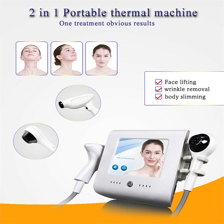 Multifunctional Radio Frequency Thermal Face Wrinkle Reduction Eye Bag Removal Whitening Machine with Cooling Vacuum for Skin Firming Collagen Restora