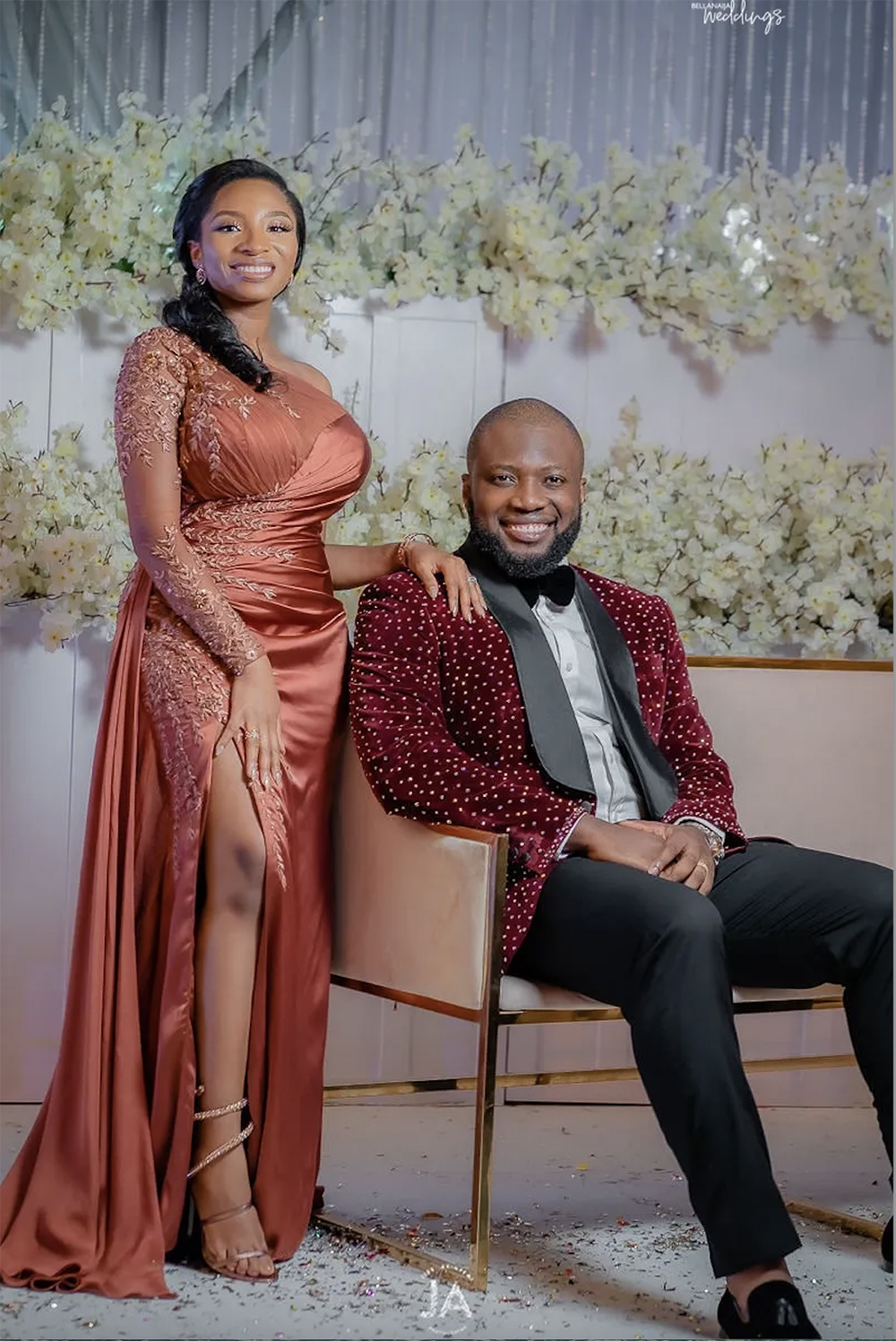 2023 Plus Size Arabic Aso Ebi One Shoulder Mermaid Prom Dresses Lace Beaded High Split Evening Formal Party Second Reception Bridesmaid Gowns Dress