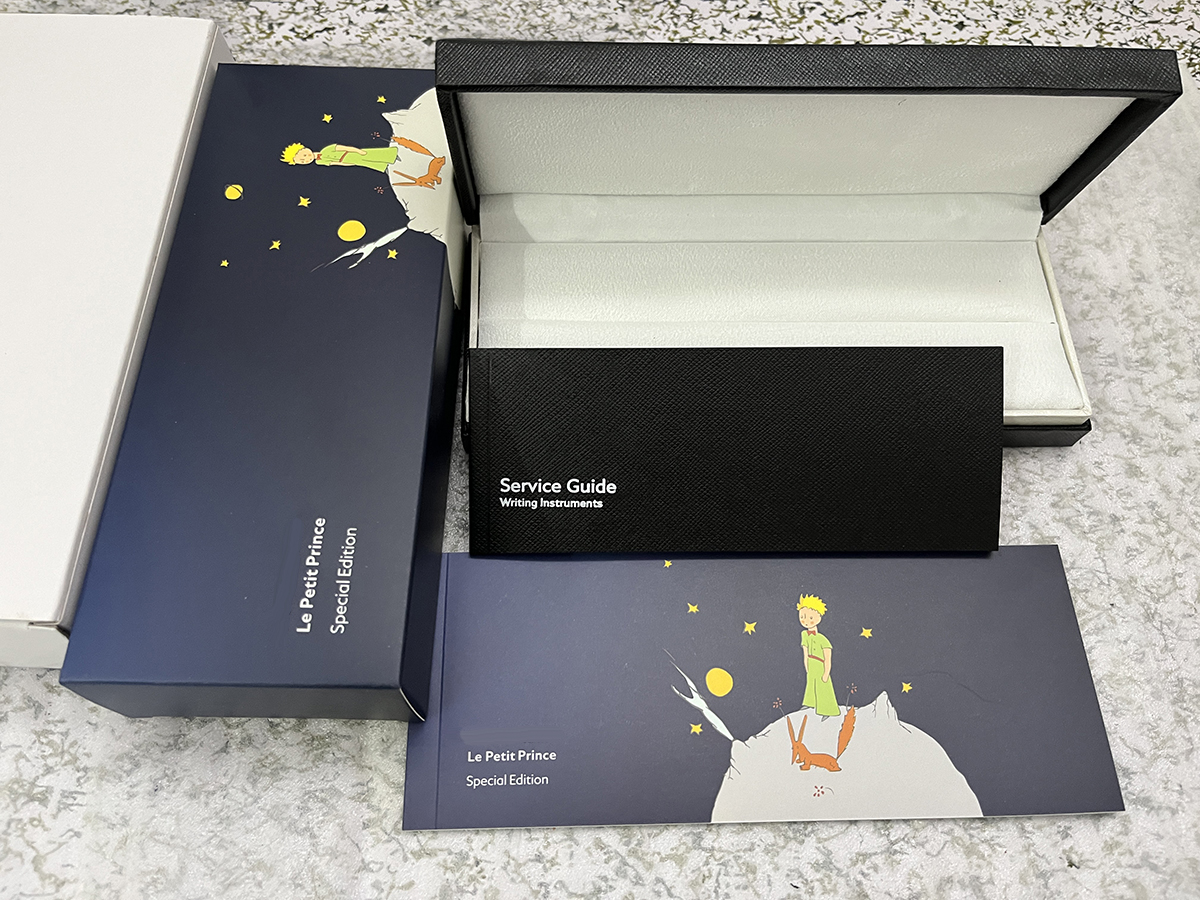 highend clamshell black pu m pen box office and school stationery gift box