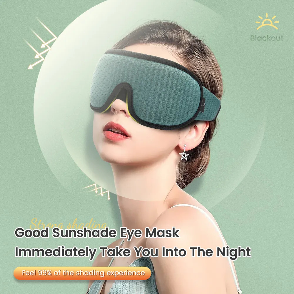 Sleep Masks Blocking Light Sleep Eye Mask Soft Padded Travel Shade Cover Rest Relax Sleeping Blindfold Eye Cover Sleep Mask Eyepatch 231012