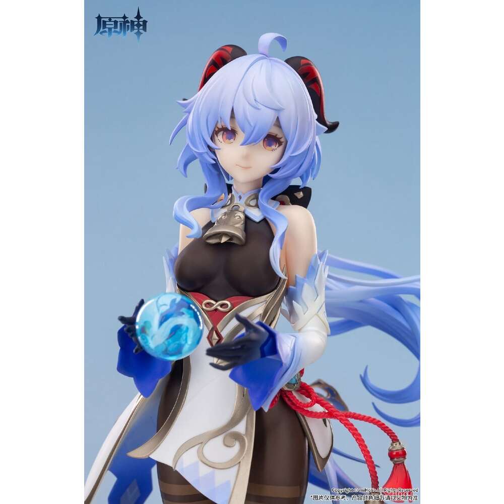 Mascot Costumes 22cm Ganyu Genshin Impact Anime Figure Kamisato Ayaka/ganyu Plenilune Gaze Action Figure Yae Miko/paimon/klee Figurine Doll Toys