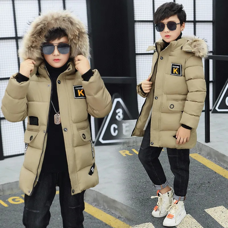 Down Coat Kid Winter Jacket A Boy Park 12 Children's Clothing 13 Baby 14 Outerwear 15 Coats 9 Thick Cotton Thickening -30 Degrees 231013