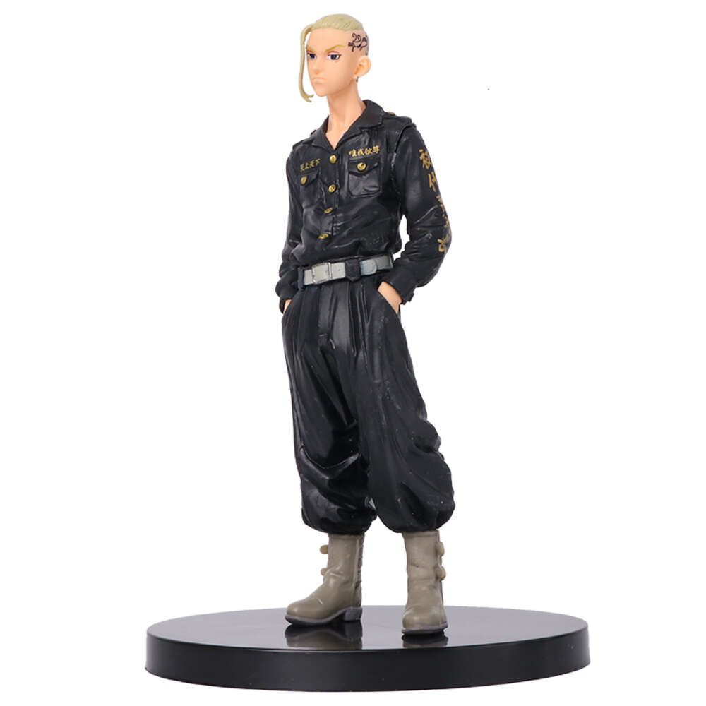 Mascot Costumes 17cm Anime Figure Tokyo Revengers Sano Manjir Rygji Ken Hanagaki Takemichi Model Dolls Toy Gift Collect Boxed Ornaments Pvc