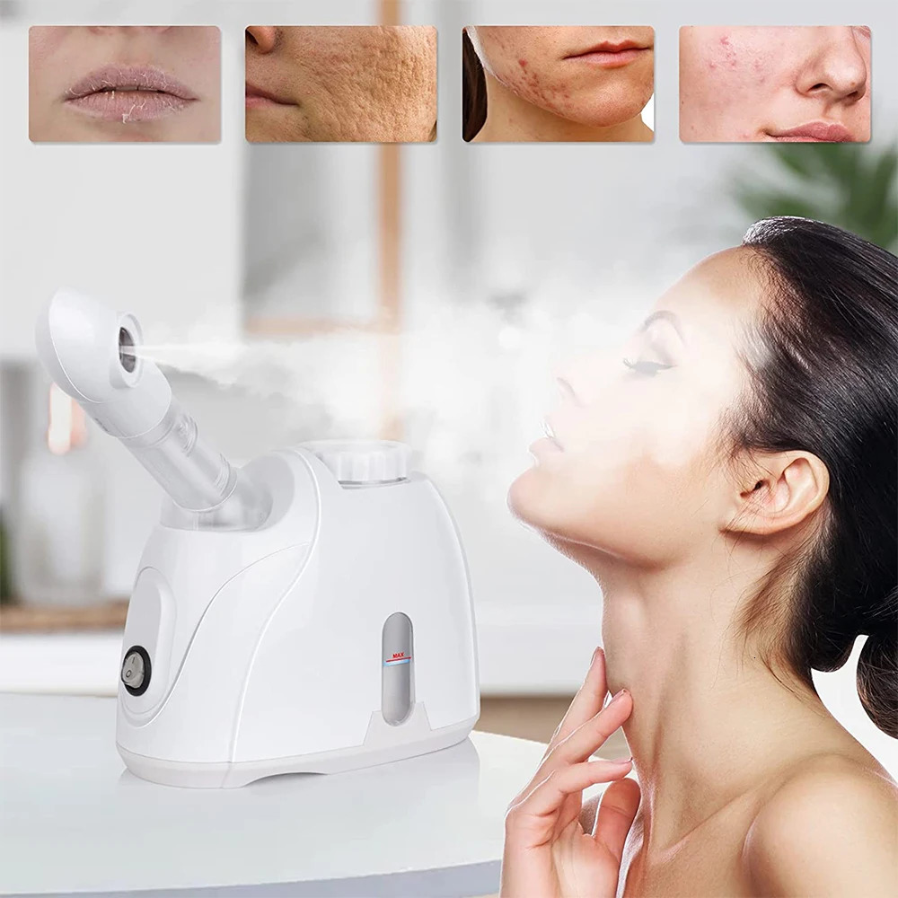 Steamer Face Steamer Mist Sprayer aging Wrinkle Spray Warm Mist Humidifier For Face Sauna SPA Beauty 231012