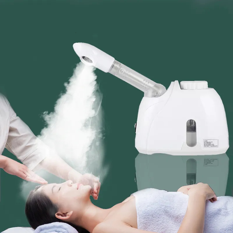 Steamer Ozone Steamer Warm Mist Humidifier for Face Deep Cleaning Vaporizer Sprayer Salon Home Spa Skin Care Whitening 231012