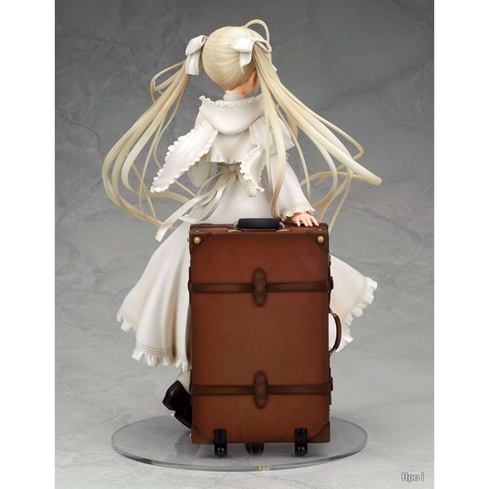 Mascot Costumes 24cm Anime Cute Figure Kasugano Sora Where We Are Least Alone White Dress Standding Pose Model Dolls Toy Gift Boxed Collect Pvc