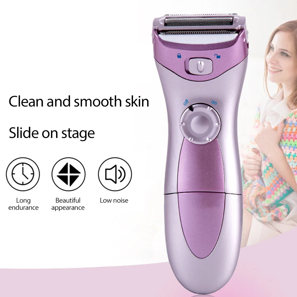 Epilator 3in1 Epilator Women Hair Remover Painless Shaver Bikini Legs Underarm Body Face Trimmer Razor Washable Wet/Dry Use for Women 231013