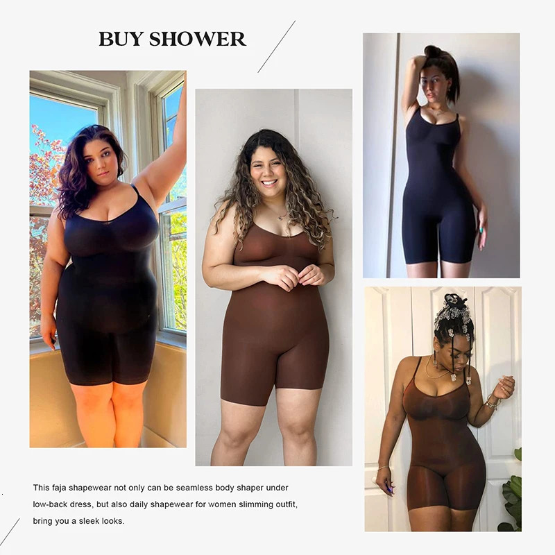 Waist Tummy Shaper Slimming Shapewear Low Back Bodysuit for Women Control Seamless Backless Body Dresses Butt Lifter Thigh Trimmer 231012