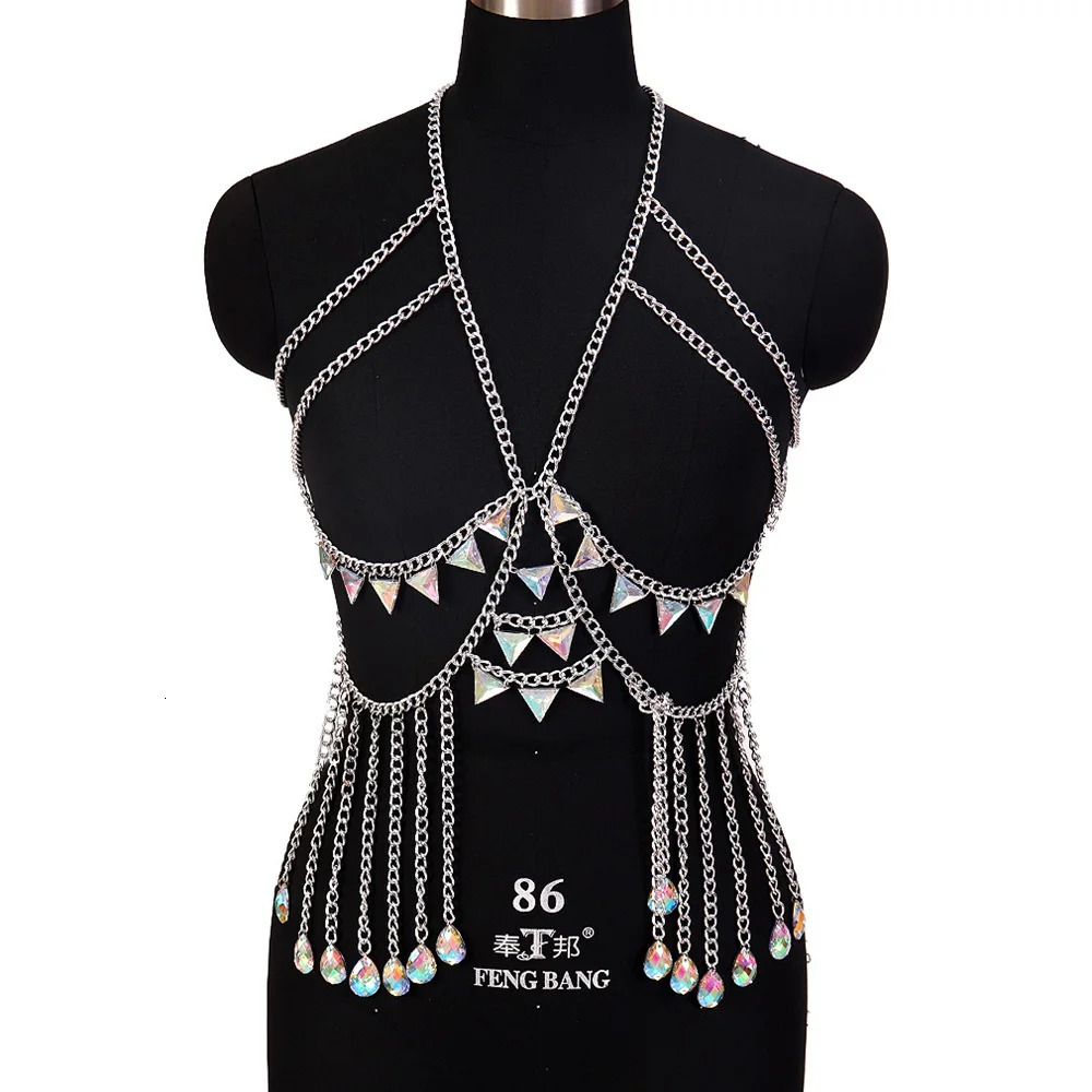 Other Fashion Accessories Sexy Bodysuit Women's Harness Bra Sword Belt Natural Decorations Belly Chain Accessories Body Jewelry Waist Bikini Rave