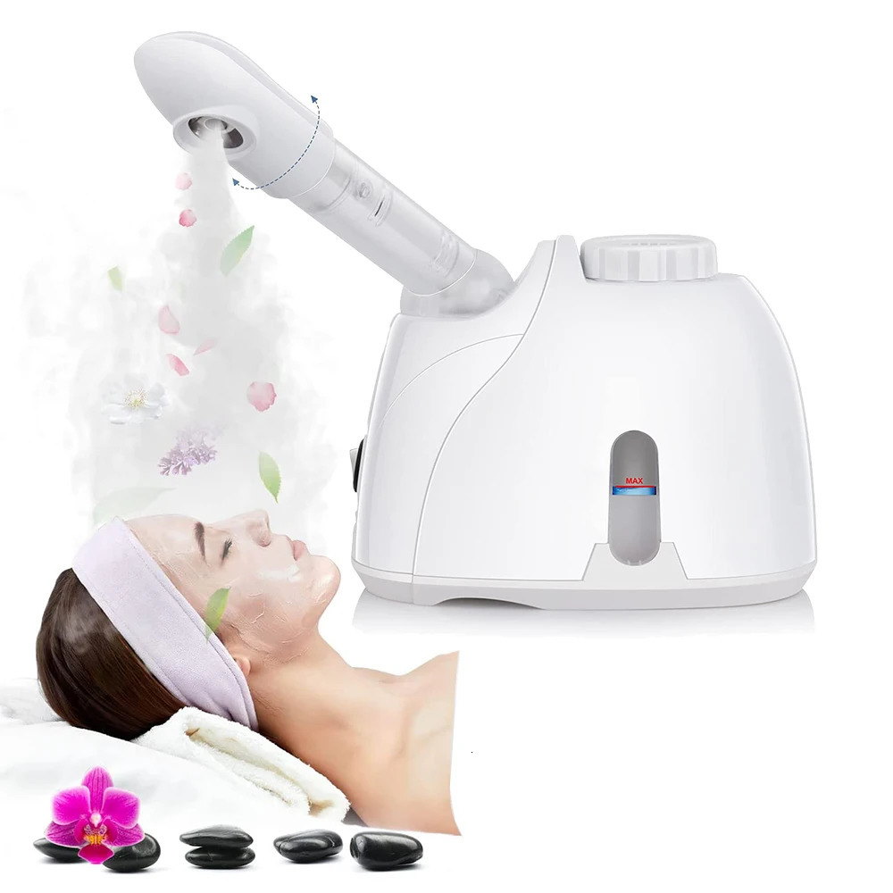 Steamer Face Steamer Mist Sprayer aging Wrinkle Spray Warm Mist Humidifier For Face Sauna SPA Beauty 231012
