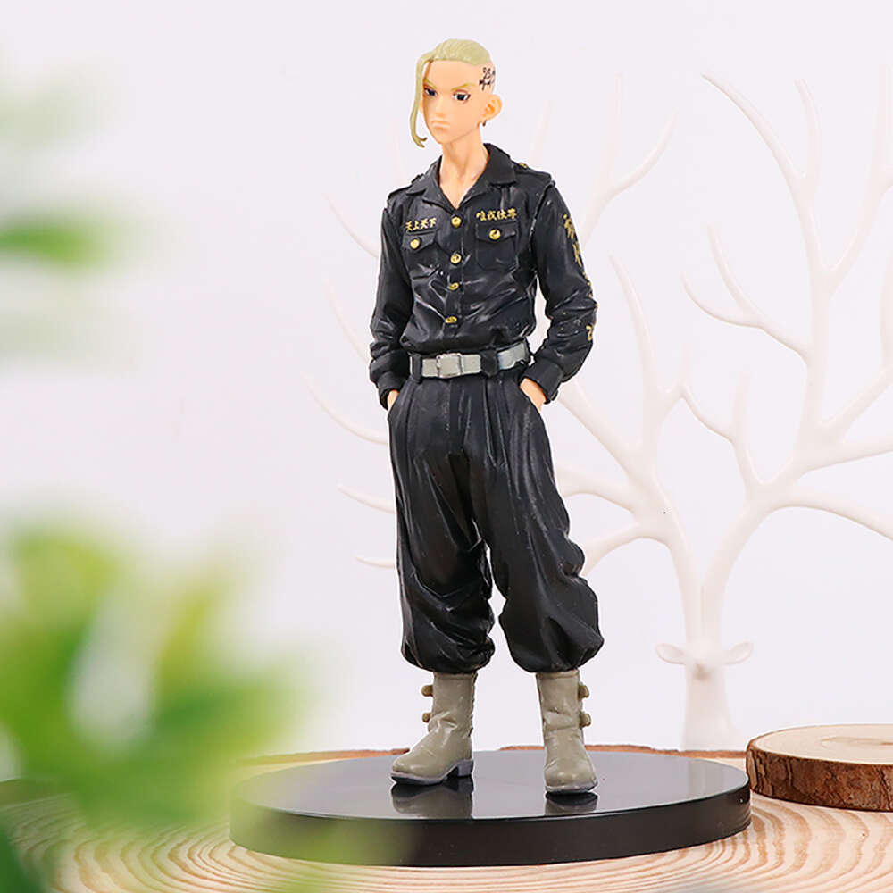 Mascot Costumes 17cm Anime Figure Tokyo Revengers Sano Manjir Rygji Ken Hanagaki Takemichi Model Dolls Toy Gift Collect Boxed Ornaments Pvc