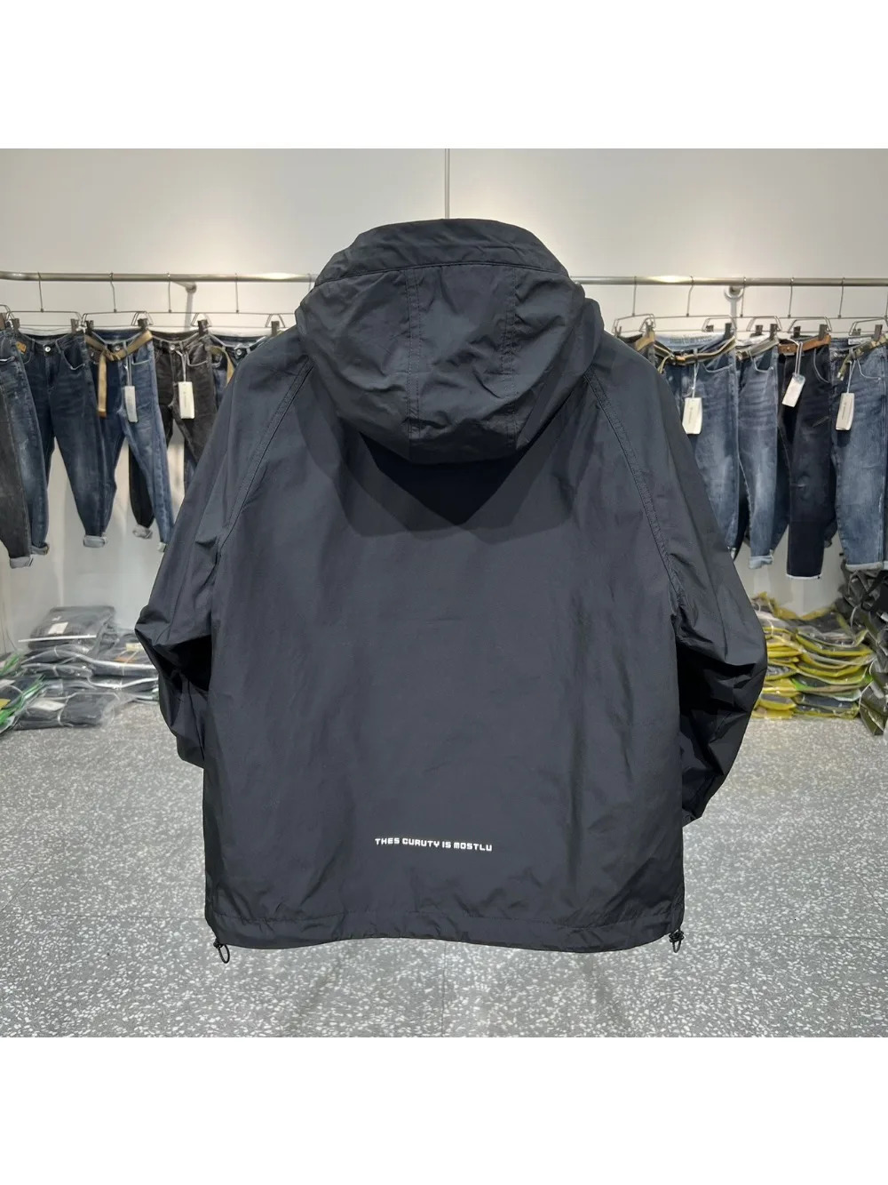 Men's Trench Coats Autumn Cargo Big Hood Hooded Top Zipper Pocket Cover Storm Jacket Wearresistant Waterproof Casual Loose Coat 231012