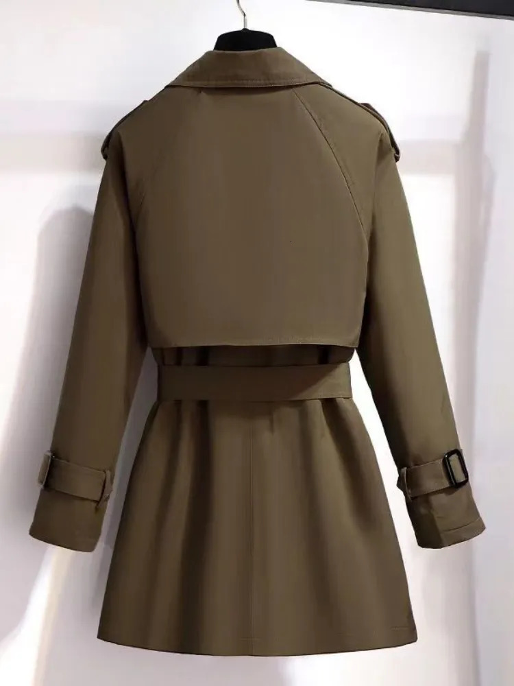 Women's Jackets Black Trench Coat for Women 2023 Fashion Korean Style Clothes Vintage Female Elegant Oversized 231012