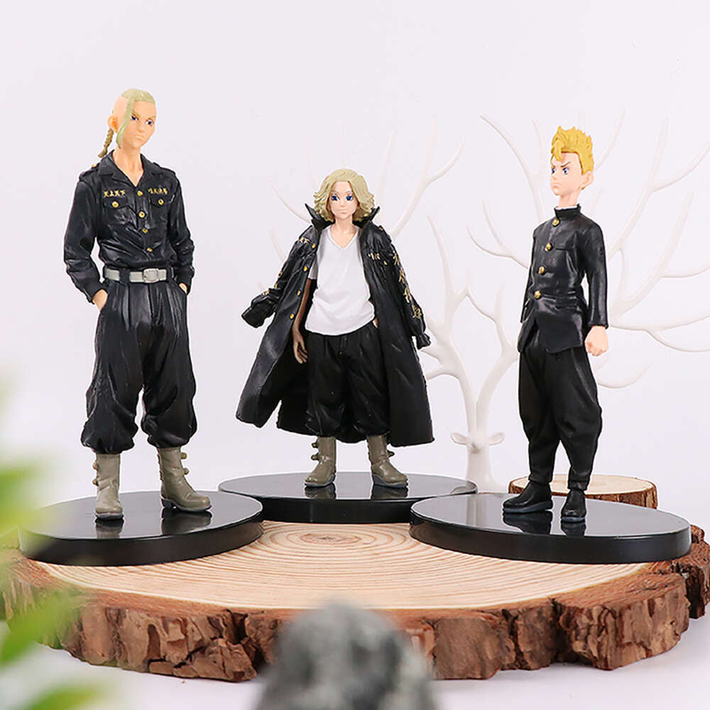 Mascot Costumes 17cm Anime Figure Tokyo Revengers Sano Manjir Rygji Ken Hanagaki Takemichi Model Dolls Toy Gift Collect Boxed Ornaments Pvc