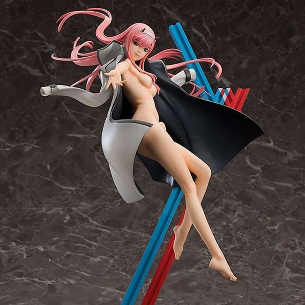 Mascot Costumes 34cm Darling in the Franxx Anime Figure 1/7 Scale Zero Two Action Figure Pvc Zero Two Figurine Adult Collection Model Toys