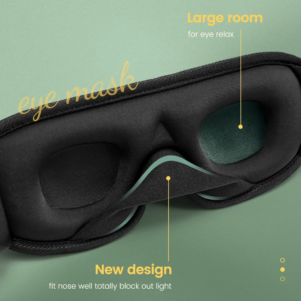 Sleep Masks Blocking Light Sleep Eye Mask Soft Padded Travel Shade Cover Rest Relax Sleeping Blindfold Eye Cover Sleep Mask Eyepatch 231012