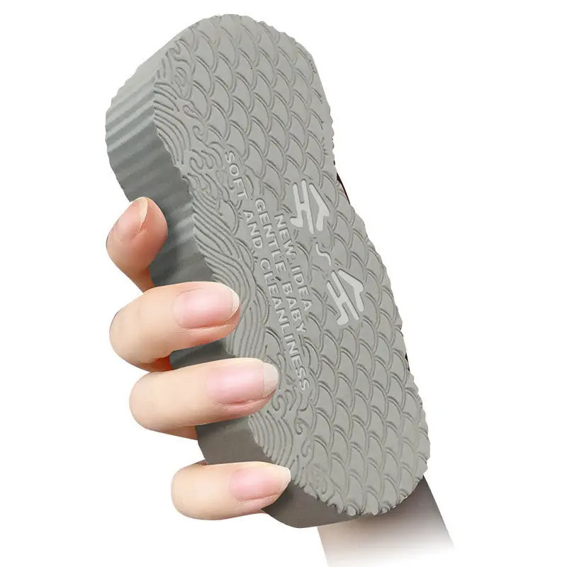 Bath Brushes Sponges Scrubbers Korean Fiber Body Scrub Bath Sponge Exfoliating Brush Magic Bathroom Products Household Merchandises Home Garden 231012