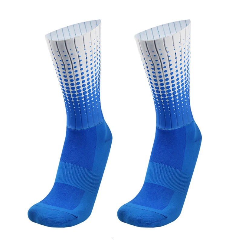Sports Socks Style Polka Dot Summer Cycling Nonslip Silicone Pro Outdoor Racing Bike Calcetines Ciclismo 231012