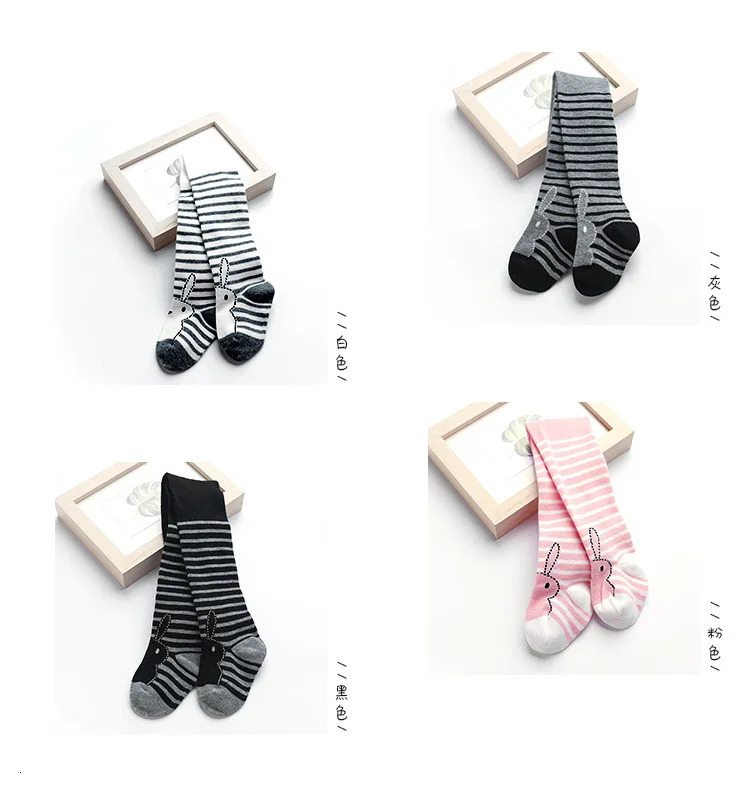 Kids Socks Girl Winter Bowknot Tights Cotton Baby Pantyhose spring autumn rabbit baby socks pantyhose childrens pants Leg Warmers 231013