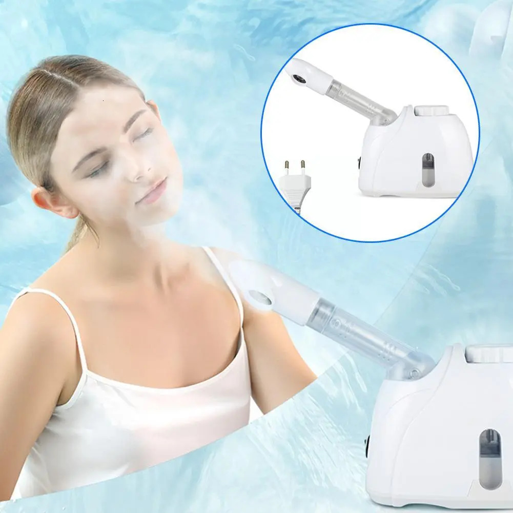 Steamer Herbs Steamer Warm Mist Humidifier For Face Deep Cleaning Vaporizer Sprayer Salon Home Spa Skin Care Whitening N7X1 231012