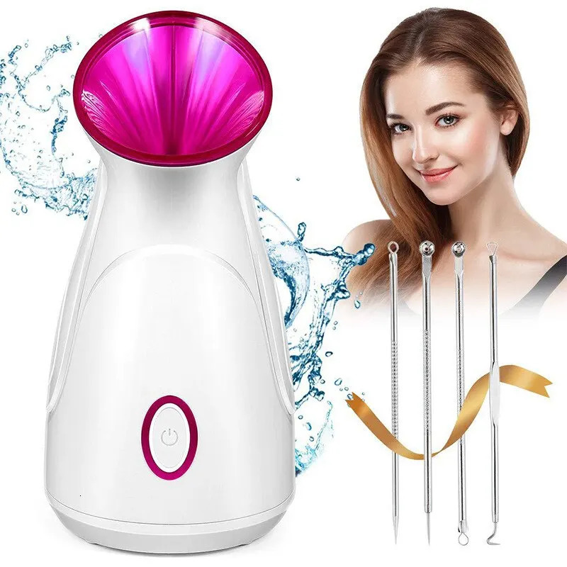 Steamer Electric Woman Beauty Steamer Machine 280ml Household Skin Care Electric Deeply Cleaning SPA Face Sprayer Cleaner 231012