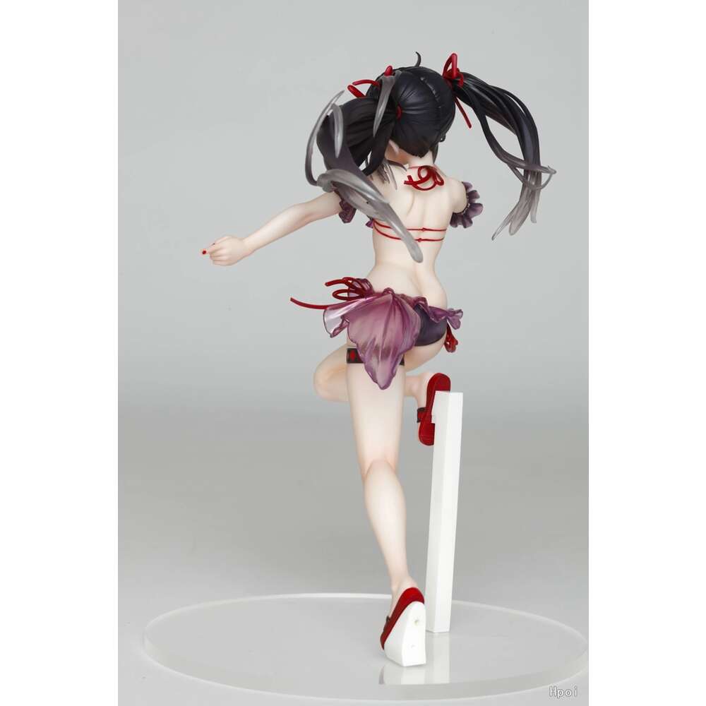 Mascot Costumes 21cm Date A Live Tokisaki Kurumi Anime Figure Sexy Swimsuit Girl Pvc Aldult Action Figure Desktopdecoration Collection Model Toy