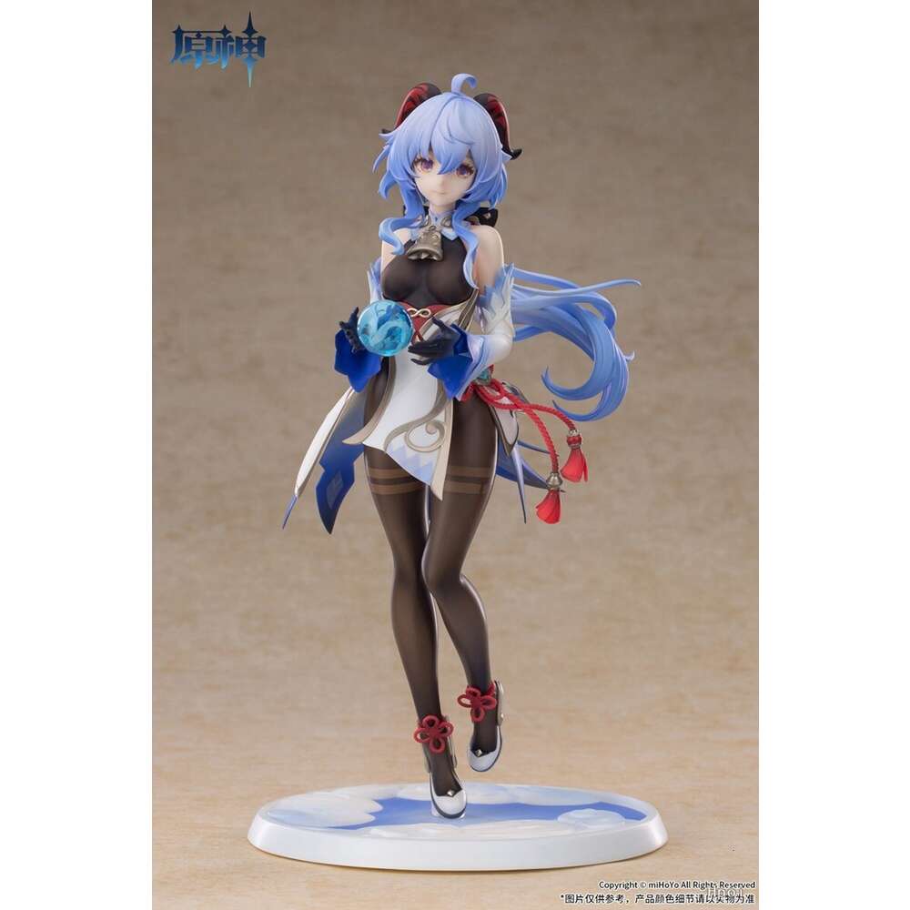 Mascot Costumes 22cm Ganyu Genshin Impact Anime Figure Kamisato Ayaka/ganyu Plenilune Gaze Action Figure Yae Miko/paimon/klee Figurine Doll Toys