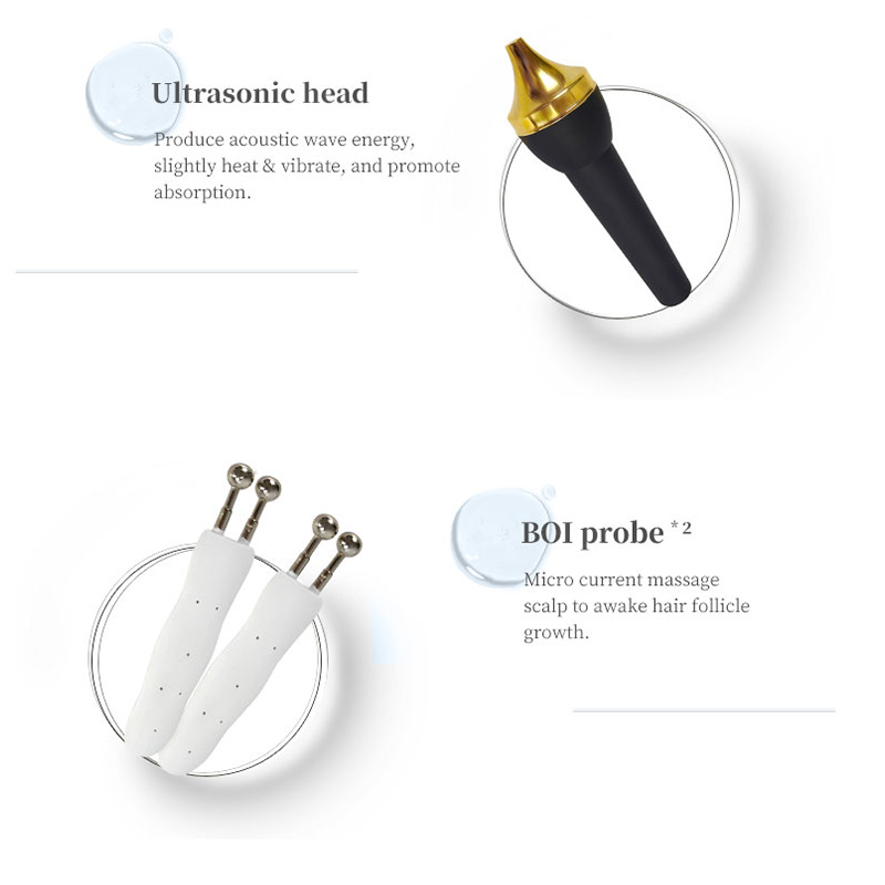 7 In 1 Professional Micro Current Hair Growth Machine Hair Follicle Detection Analyzer Hair Regrowth Scalp Massager Device Hair Loss Treatment