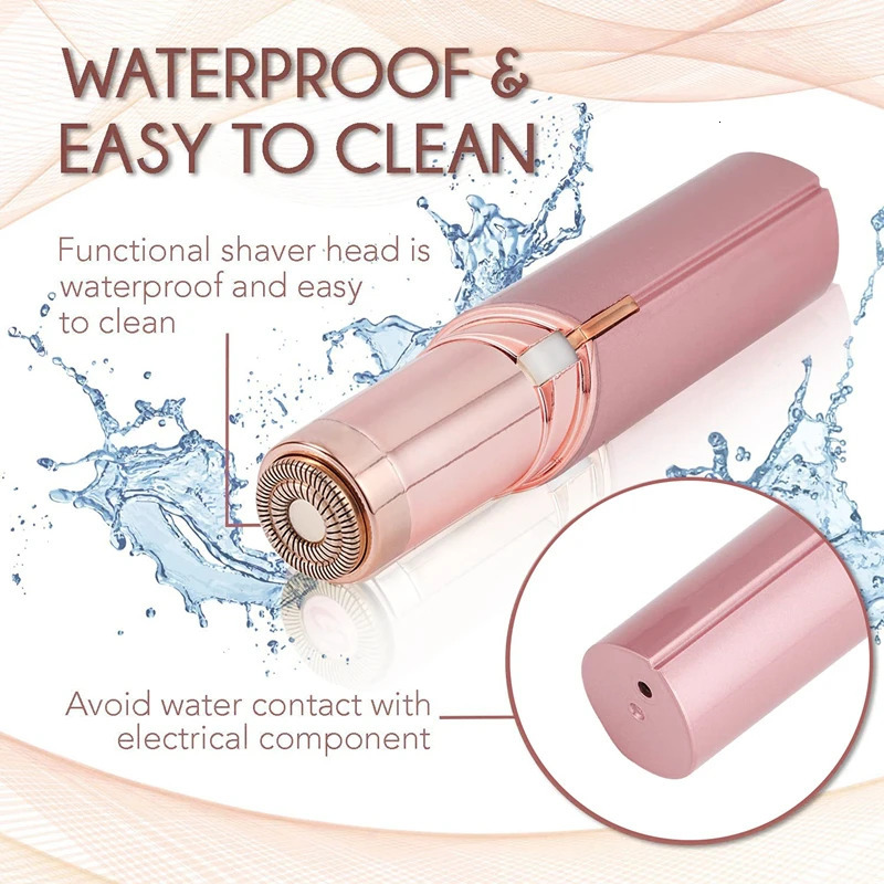 Epilator Lady Epilator Face Hair Removal Lipstick Shaver Electric for Eyebrow Full Body Trimmer Women's Painless Hair Remover Mini Shaver 231013
