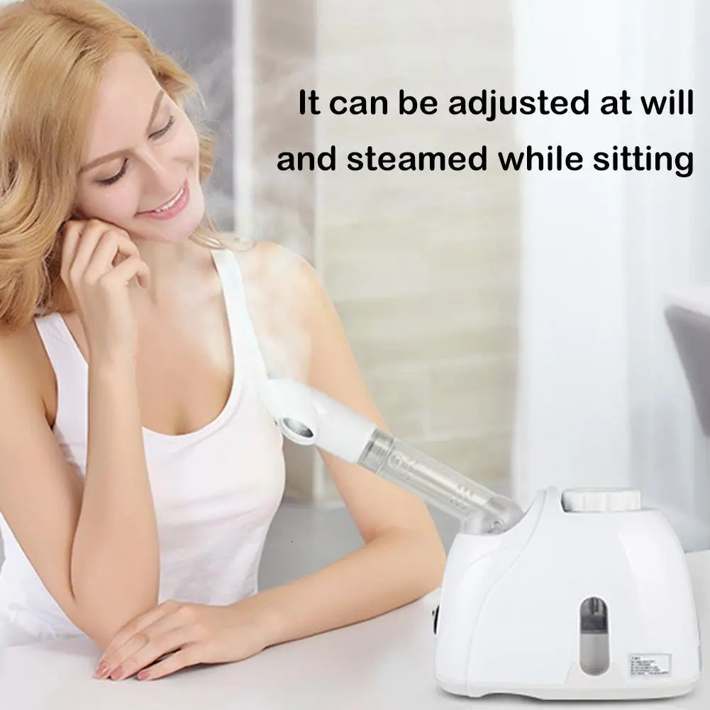 Steamer Herbs Steamer Warm Mist Humidifier For Face Deep Cleaning Vaporizer Sprayer Salon Home Spa Skin Care Whitening N7X1 231012