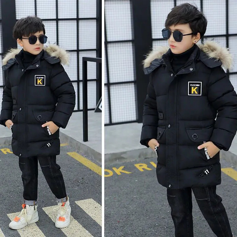 Down Coat Kid Winter Jacket A Boy Park 12 Children's Clothing 13 Baby 14 Outerwear 15 Coats 9 Thick Cotton Thickening -30 Degrees 231013