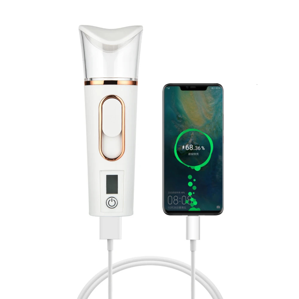 Steamer Nano Mist Sprayer Face Steamer USB Humidifier Rechargeable Nebulizer Skin Care Tool Beauty Instruments 231012