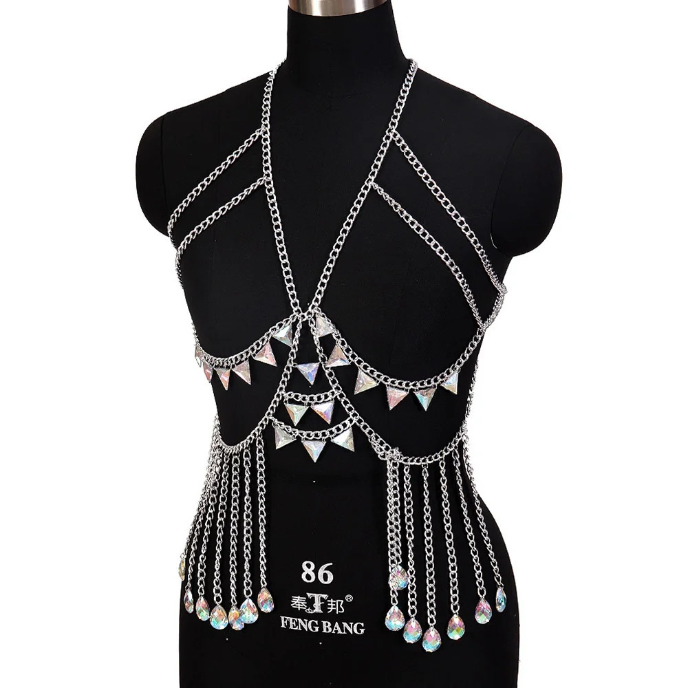 Other Fashion Accessories Sexy Bodysuit Women's Harness Bra Sword Belt Natural Decorations Belly Chain Accessories Body Jewelry Waist Bikini Rave