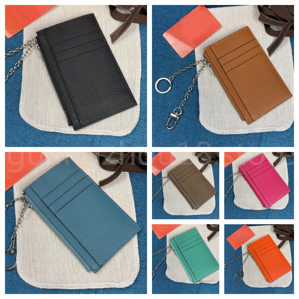Fashion Designer Mini Coin Purse Short Wallets Card Holder Portable Handheld Zipper Purse for Men Women