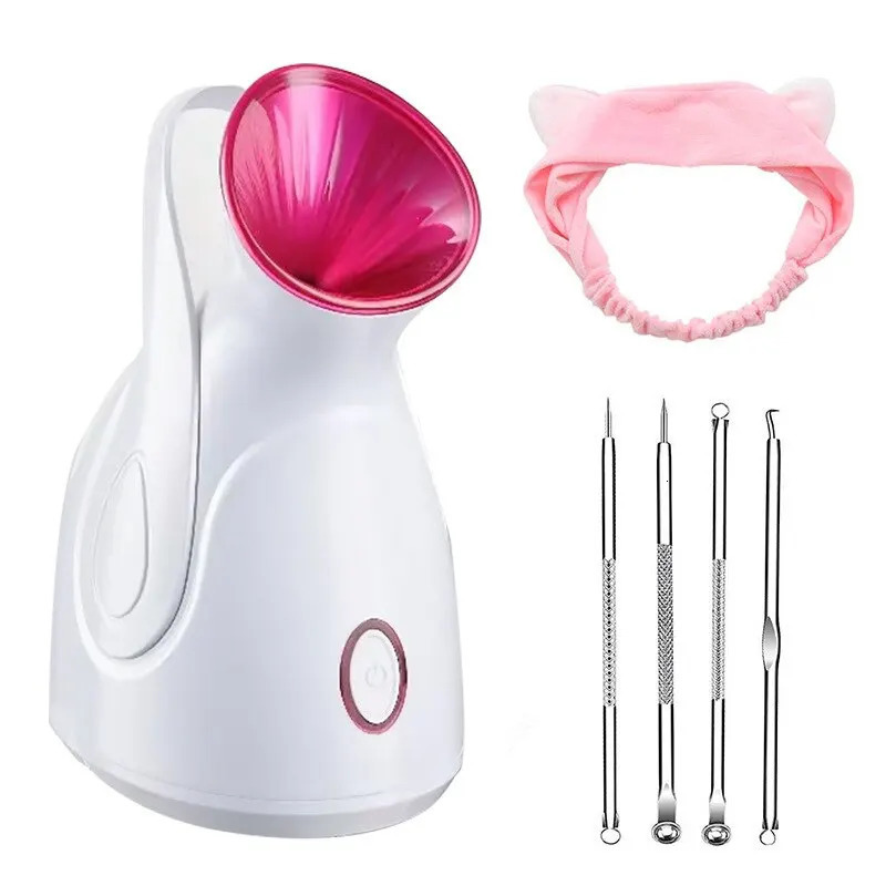 Steamer Electric Woman Beauty Steamer Machine 280ml Household Skin Care Electric Deeply Cleaning SPA Face Sprayer Cleaner 231012