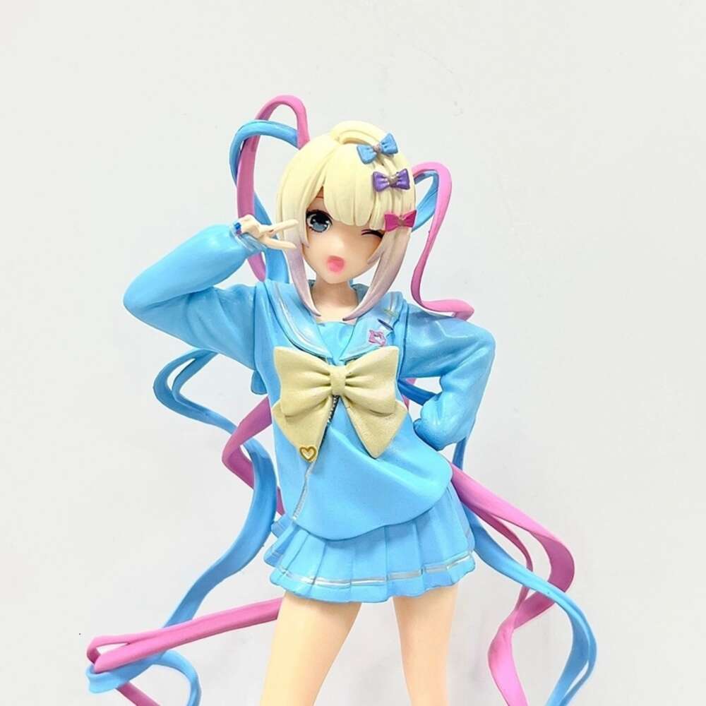 Mascot Costumes 17cm Needy Girl Overdose Anime Figure Pop Up Parade Kangel Action Figures Virtual Uploader Pvc Collection Model Ornaments Toys