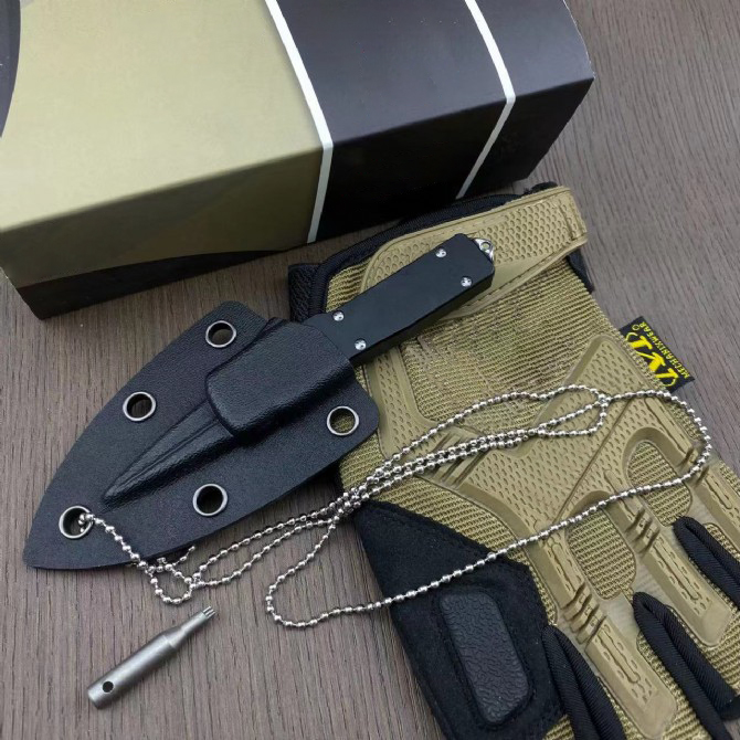 Special offers H1011 Venom Push Button Quick knife Opening Tactical Knife D2 Satin Blade Aviation Aluminum Handle Outdoor Camping Hiking Survival Kniv - view 9