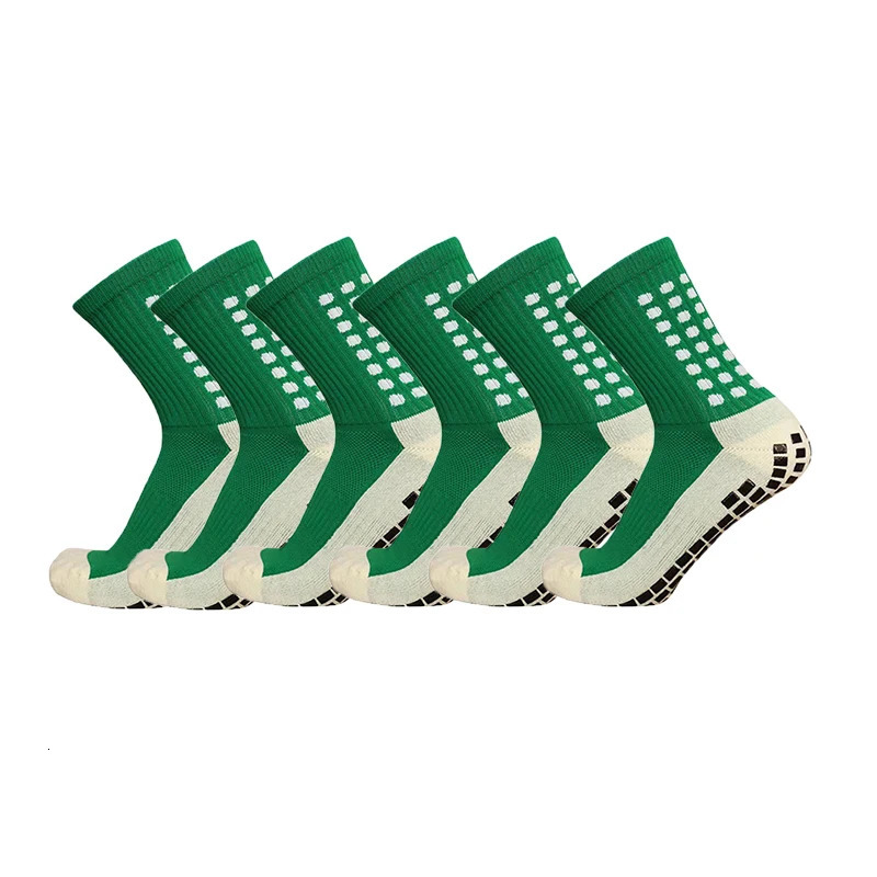 Sports Socks 6PairsLot UGUPGRADE Anti Slip Soccer Cotton Football Men Grip calcetas antideslizantes de futbol 231012