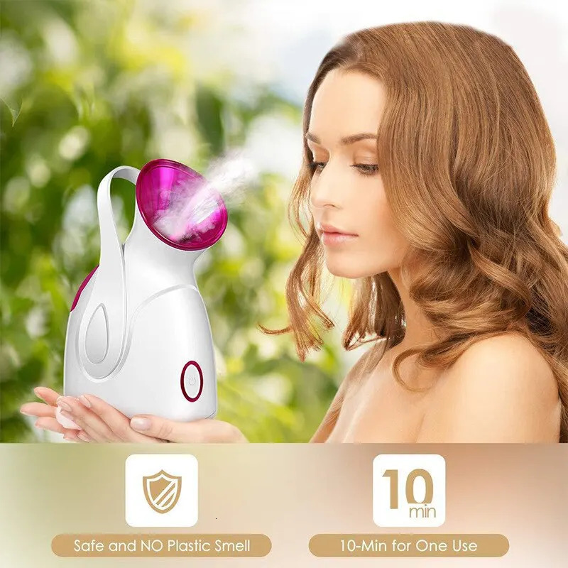 Steamer Electric Woman Beauty Steamer Machine 280ml Household Skin Care Electric Deeply Cleaning SPA Face Sprayer Cleaner 231012